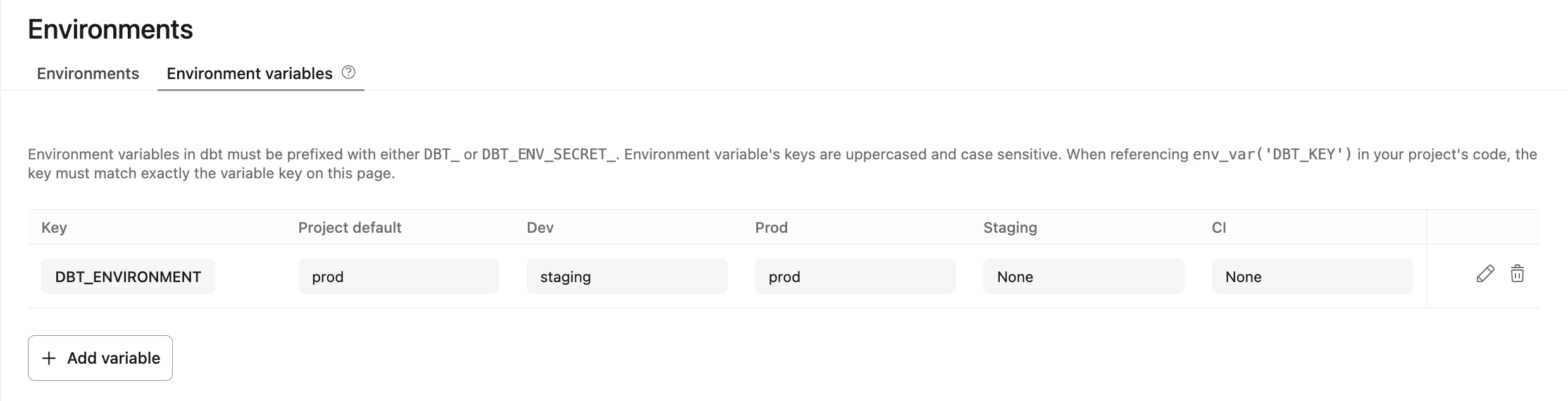 Установка значений на уровне проекта и среды Установка значений на уровне проекта и среды